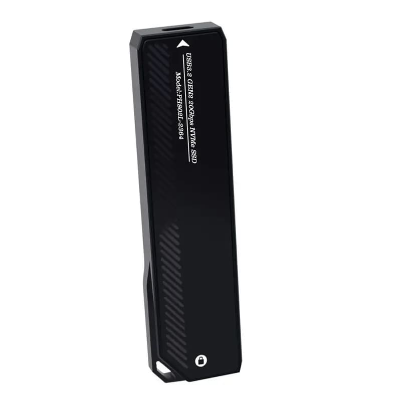 M.2 Nvme SSD Enclosure 20Gbps USB 3.0 Type C Pcie External Case USB3 M2 Storage Box Cover Solid State Hard Drive Disk Durable A