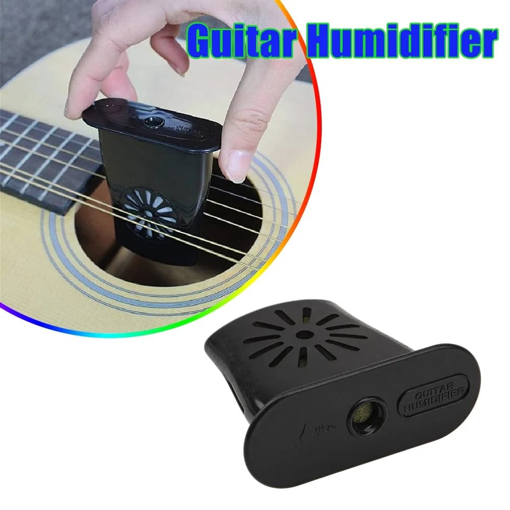 Umidificatore Universale per Foro di Risonanza, per Chitarra Acustica e Ukulele, Prevenzione delle Crepe, Strumento Silenzioso per la Cura dell'Strumento