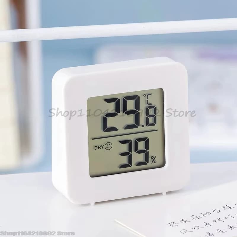 Thermometer Digital LCD Igrometer for Interior, Electronic Temperature and Humidity Meter, Sensor, Home Weather Station