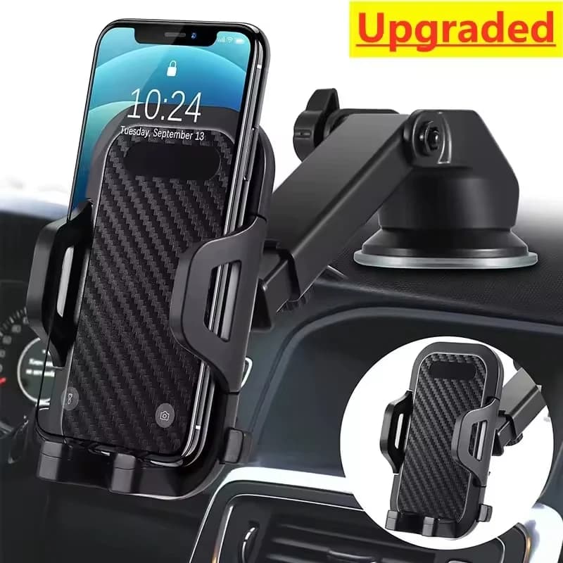 Supporto per telefono per auto a ventosa 360 ° Girevole per staffa di montaggio universale per cruscotto parabrezza per iPhone Samsung Xiaomi Huawei