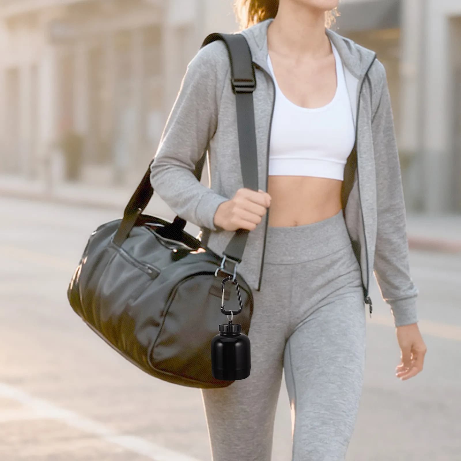 Shaker for Protein with Screw Cap 22ml, Airtight Container for Gymn Powder, Travel Laptop Bottle for Workout and Fitness