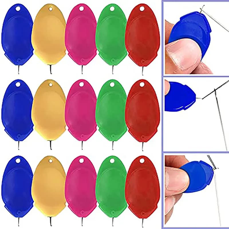 5-10 pz/lotto Infila Ago Strumento Piccolo Infila Ago Per Cucire Utilizzare Strumento FAI DA TE Anziani Guida Ago Dispositivo Facile Accessori Per Cucire
