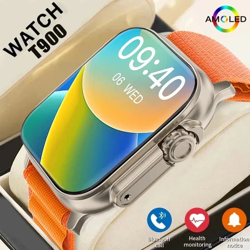 HiwatchPro T900Ultra2 Smartwatch Bt chiamando Smart watch impermeabile cardiofrequenzimetro orologio sportivo per Android IOS uomo donna