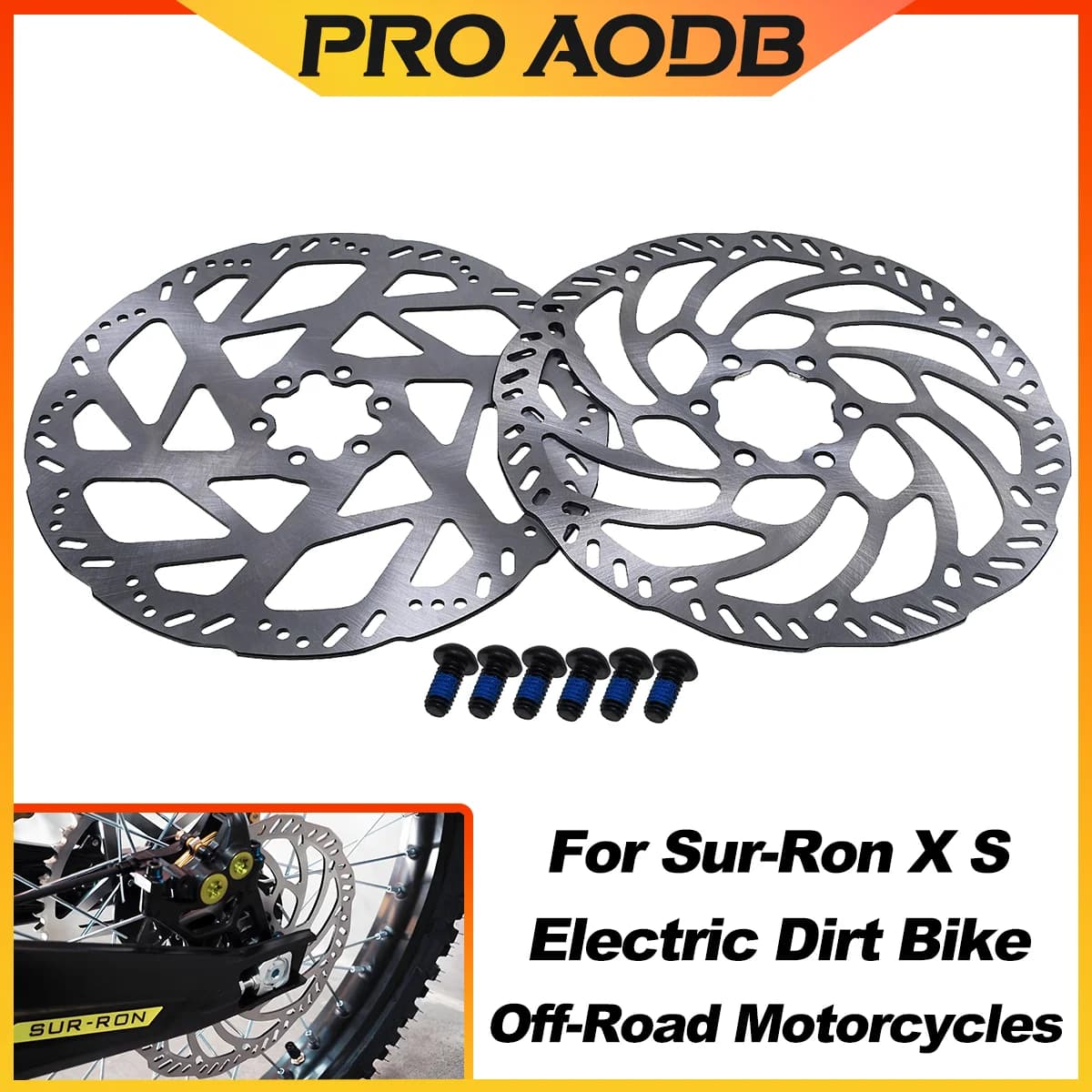 Motorcycles Accessories For SURRON Sur Ron Light Bee Floating Front Rear Brake Disc Rotors Enduro Electric EBike Off-Road Bike