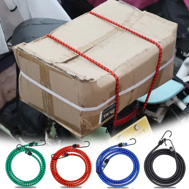 Nuovo cinturino elastico per fascette per bagagli in gomma multifunzionale per auto, moto, trasporto di carico, viaggi, campeggio, articoli fissi
