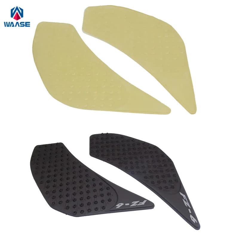 Waase for Yamaha FZ6 FZ 6N 6S 2006 2007 2008 2009 2010 Tank Pad Protector Sticker Decal Gas Knee Grip Tank traction Pad Side