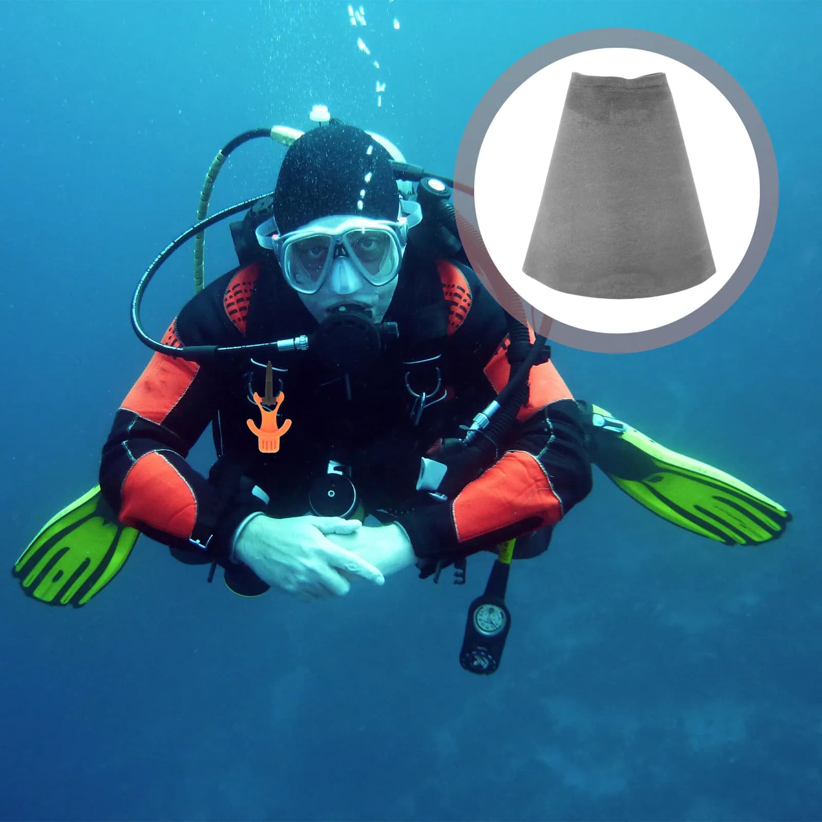 Kit di Riparazione Polsini per Muta Subacquea (2 Paia) - Guarnizioni Impermeabili in Gomma di Ricambio per Immersioni, Subacquea, Snorkeling, Kayak, Pesca
