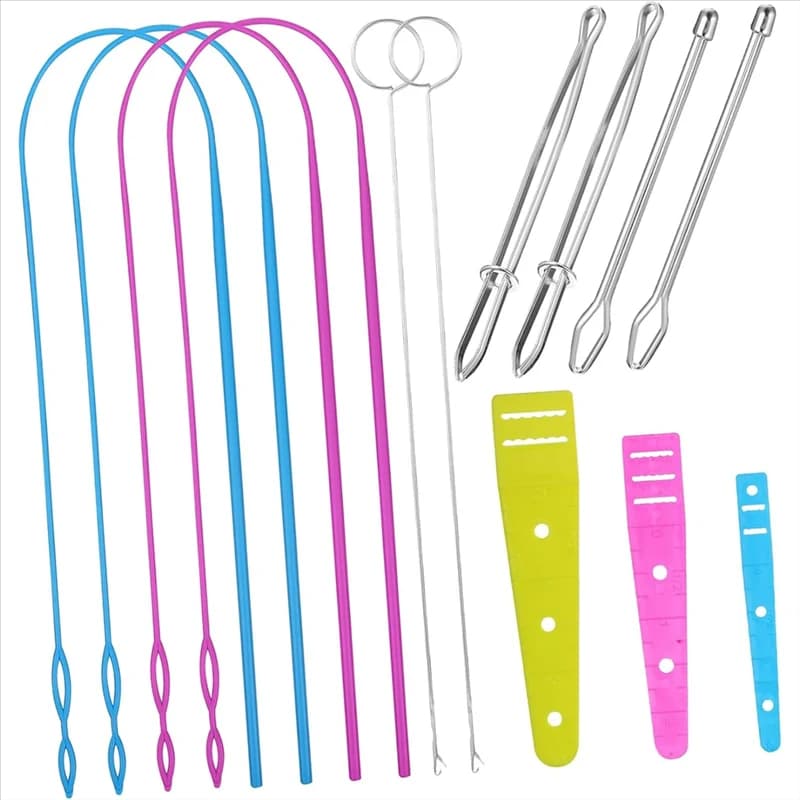【B07R】1 Set Kit infila cordoncino Strumento per cucire per perline da utilizzare per progetti di cucito fai-da-te e regolazioni dell'abbigliamento