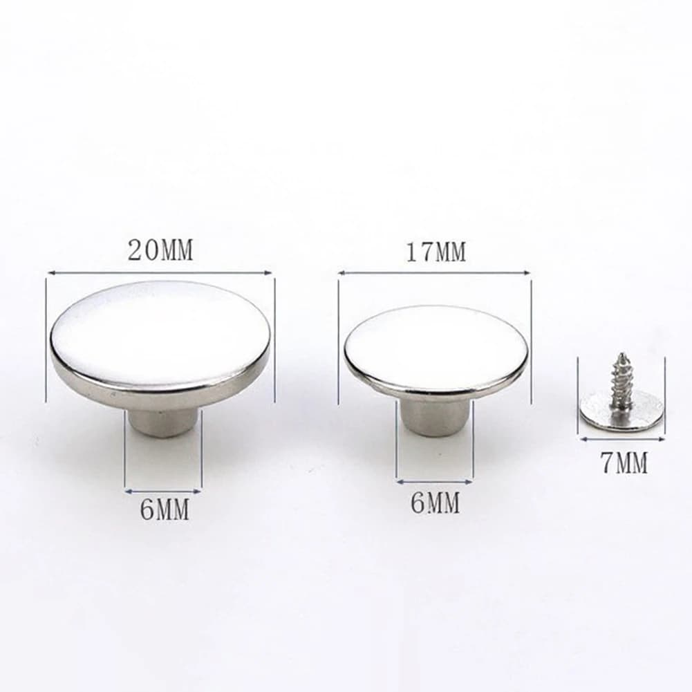 10Pcs Metal Jeans Buttons With Screwdriver Replacement No For Sew Screw Button Repair Kit DIY For Jeans Jackets Suspenders Shirt