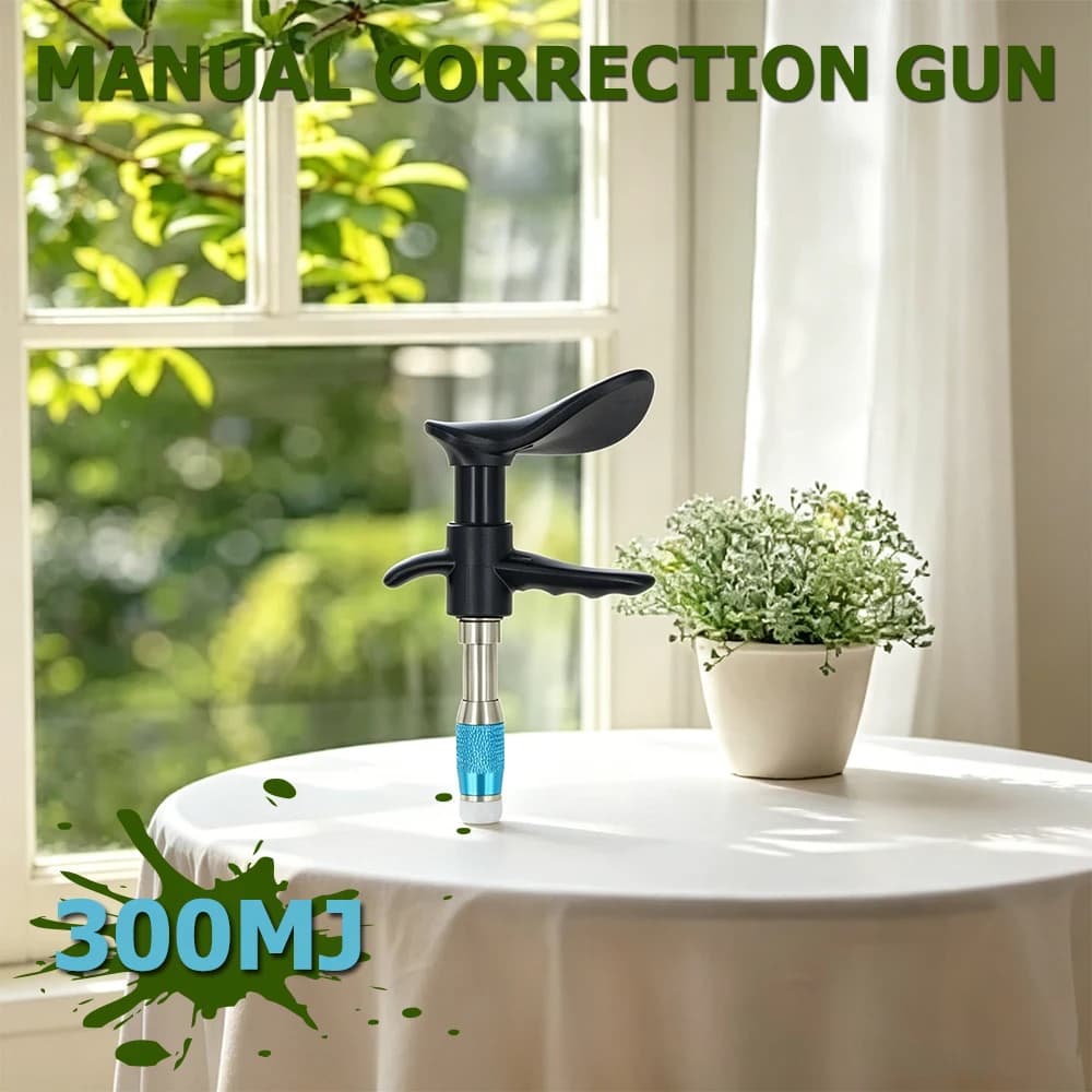 Portable Manual Chiropractic Gun 300N For Spinal Adjustment Backbone Modulation Massager Back Massage Spine Correction Tools New