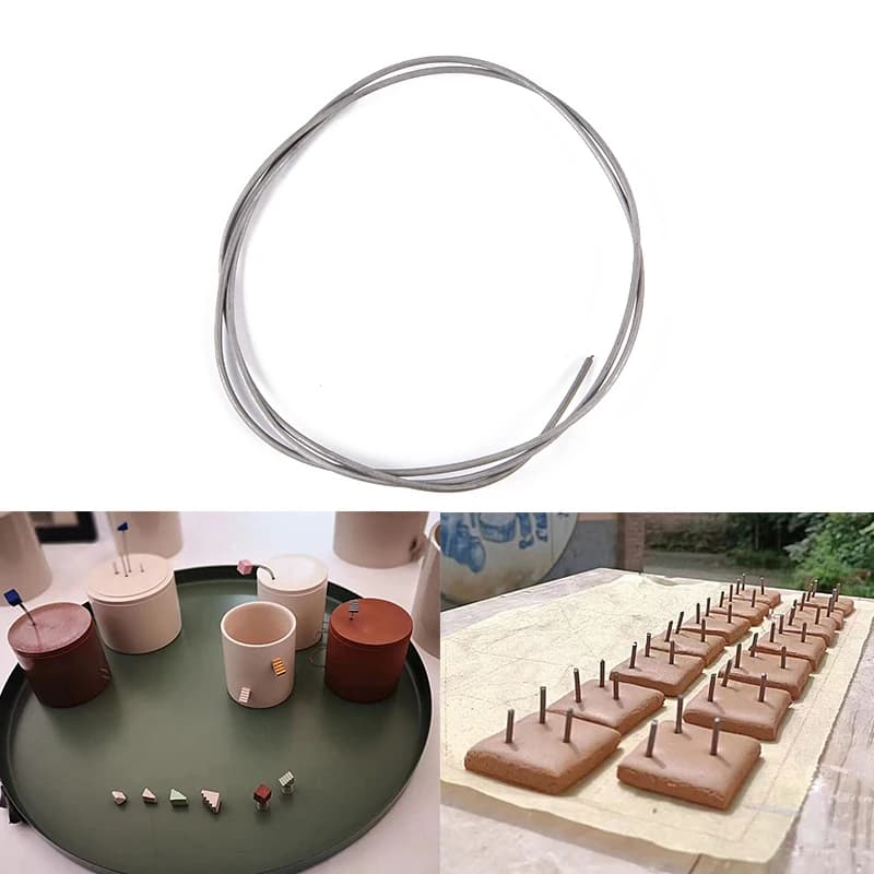 1M Ceramica Appeso Filo di Tungsteno Ceramica Argilla Staffa di Cottura Speciale Piccolo Ciondolo di Cottura Forno Ad Alta Temperatura Mobili