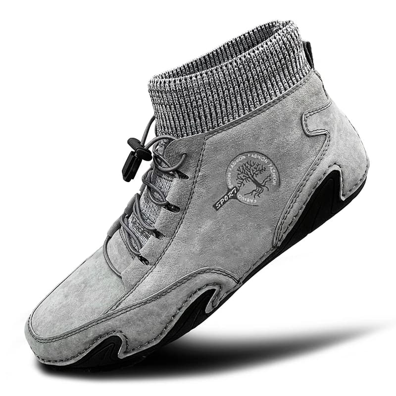 Scarpe casual in pelle da uomo 2023 Sneakers alte leggere impermeabili Stivali Scarpe invernali antiscivolo Mocassini da uomo Scarpe da passeggio
