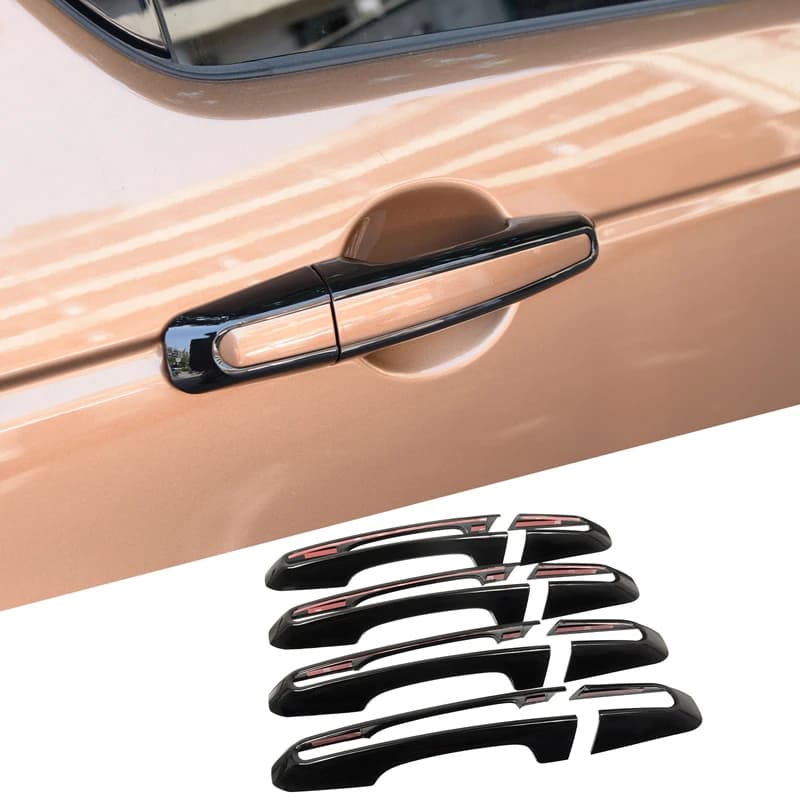 ABS Nero Maniglia Della Porta Dell'automobile Copertura Trim Accessori Per Land Rover Discovery Sport Discovery 5 L462 Range Rove Sport/L405/Evoque