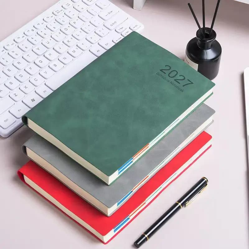 High Quality 2027 Planner Efficiency Agenda Book With Monthly & Weekly Plan Pages Schedule Notebook School Office