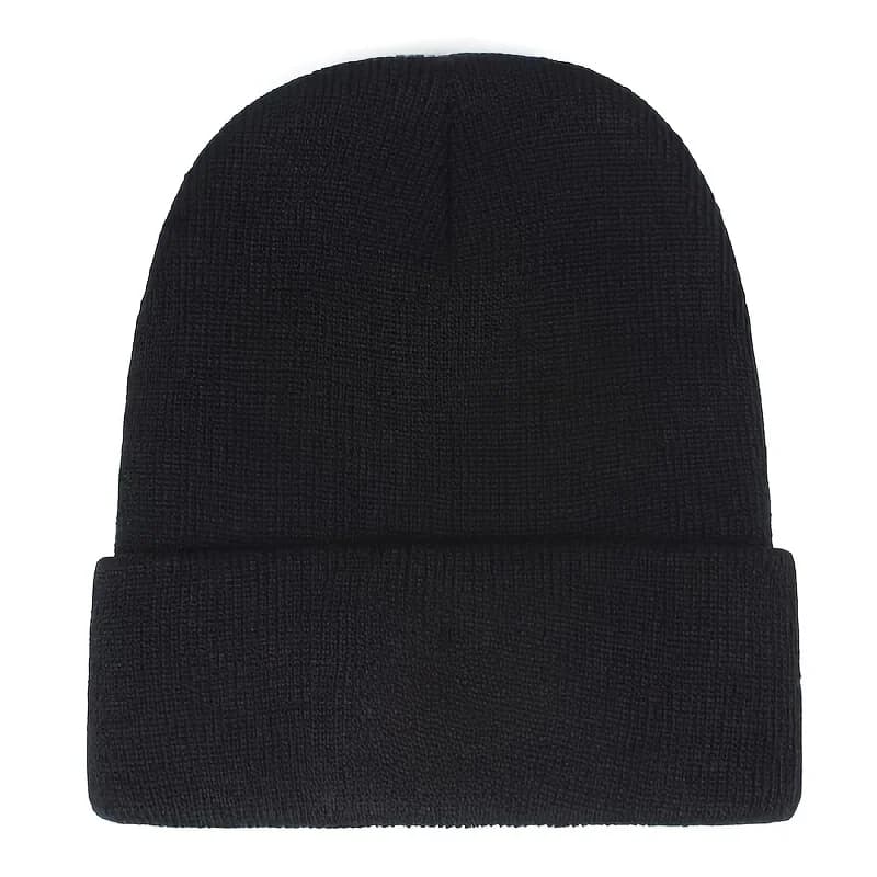 1PC autunno e inverno cappello di lana caldo alla moda per uomo e donna all'aperto pullover lavorato a maglia in tinta unita semplice e alla moda