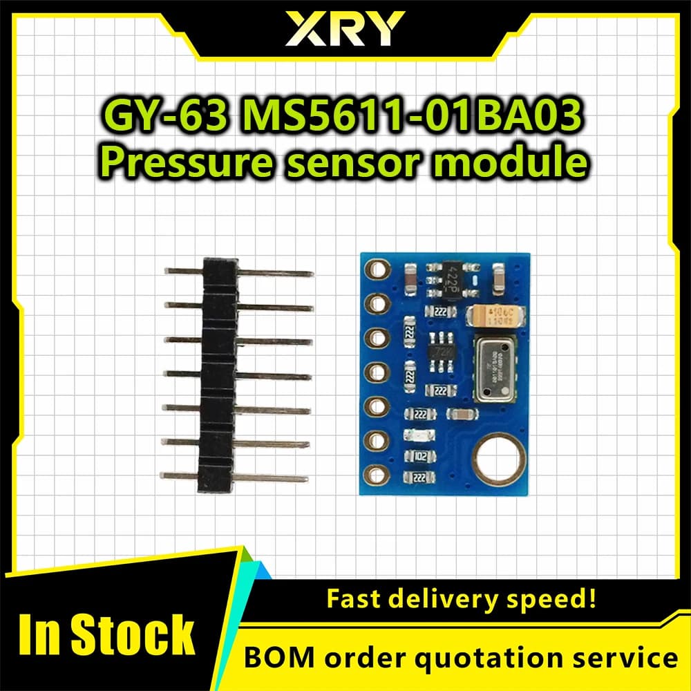 XRY MS5611-01BA03 Modulo sensore di pressione di precisione Modulo sensore di altezza MS5611 GY-63 per Arduino