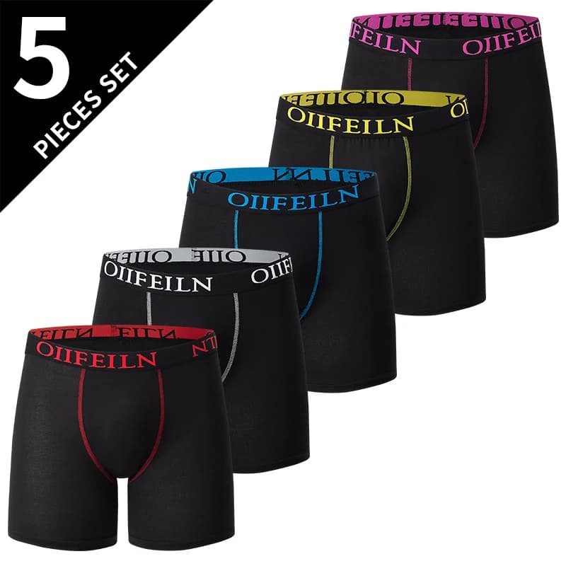 Men's Sports Cycling Shorts New Teenagers Strong Sizes Fashion Simple Underwear Casual Joker Stretch Shorts Sexy