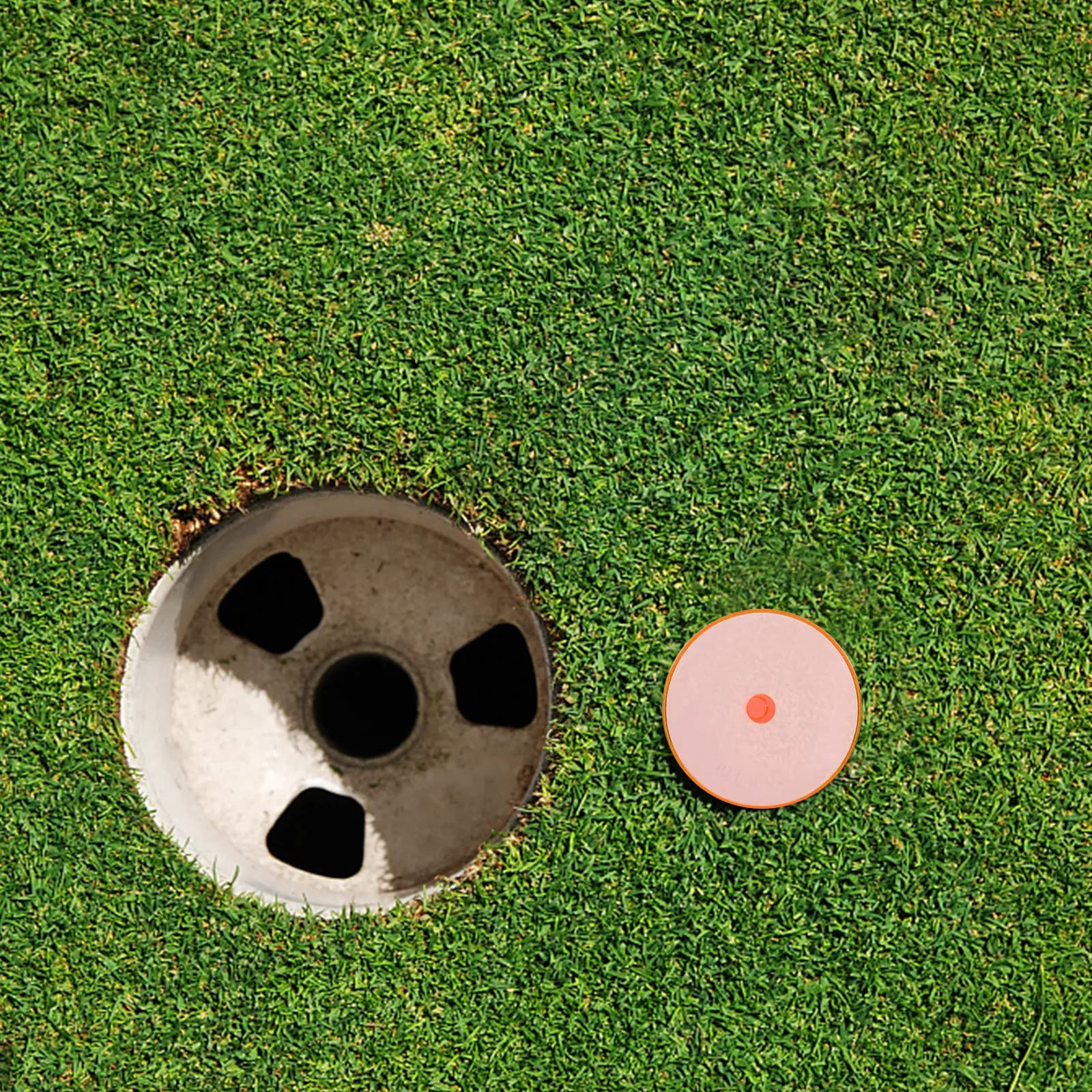 100Pcs Plastic Golf Ball Markers Round Golf Position Markers High Durability Outdoor Tools Golfs Balls Marker Golfs Supplies