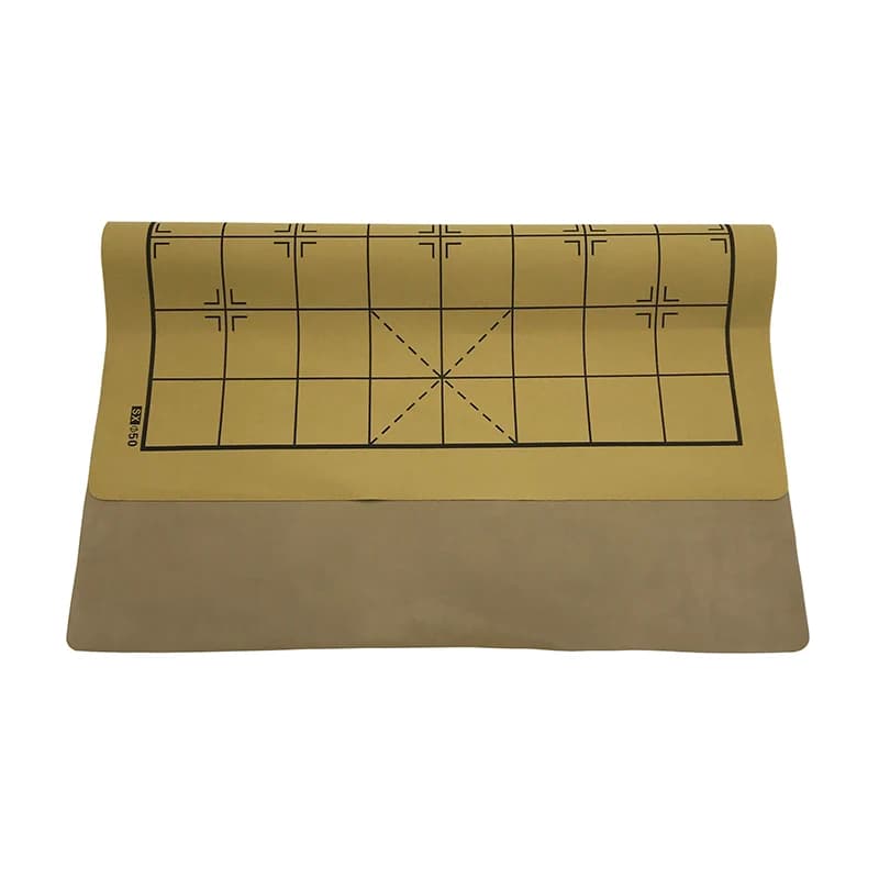Chinese Chessboard Traditional Chinese Chess Board Game Set Soft Suede Leather One side checkerboard