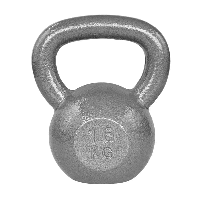 Grey Cast Iron Kettlebell Adjustable Weight Durable Exercise Fitness Tool