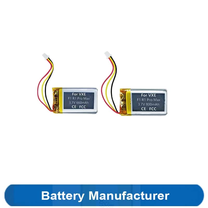 Original 660-800mAh Battery Compatible with VXE R1 F1 pro Max Moba Wireless Game Mouse Model 502540 Replacement Part