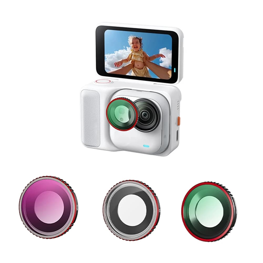 diAcquista ora diFor camera GO Ultra Mini Action Camera, optical lens compatible with photo filter, spare parts ND32