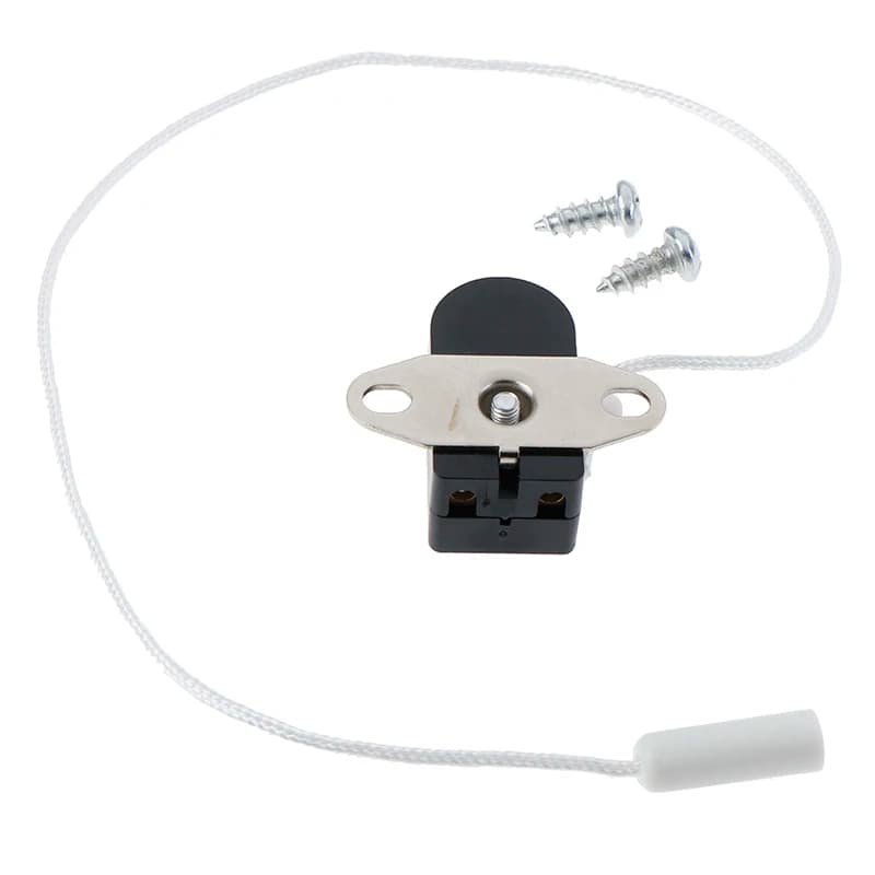 Pull Cord Switch Single Pull Control Rope Switch Replacement for Wall Lamp Bedside Lamp Ceiling Light Home Lighting Accessory