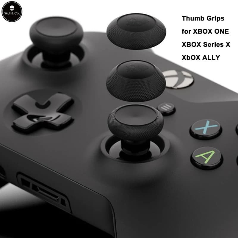 Skull & Co. Copri Joystick Convessi CQC Elite, Protezioni per Stick Analogici per Controller XBOX ONE ALLY/XSX, Set da 4 Pezzi