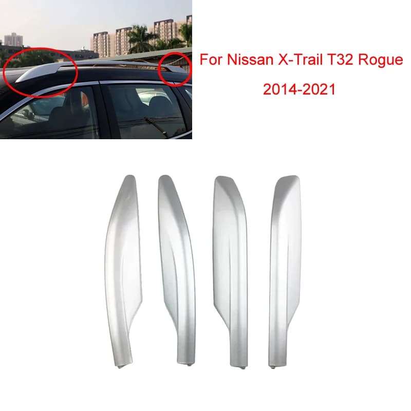 Copertura per Portapacchi Auto per Nissan X-Trail T32 Rogue 2014~2021 2015 2016 2017, Copertura per Barre Portatutto, Accessorio in Plastica