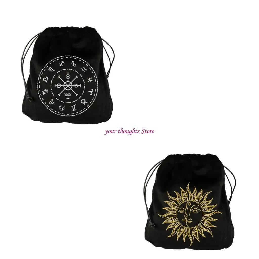 TAROTS Porta del ponte Tarota morbida BASSE CARDATURA TAME PORTATILI ORGANIZZATORI TAROT TAROTS Crystal Borsa imballaggio