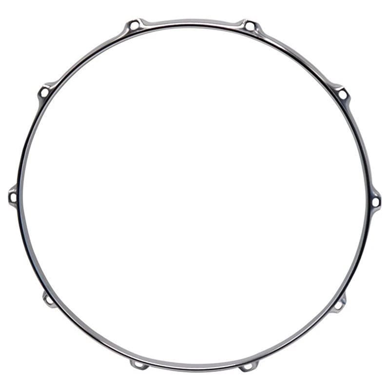 A64T-Metal Drum Hoop Ring Replacement 14 Inch 10 Holes Drum Rim For Accessories For Snare Drums Practice Pad