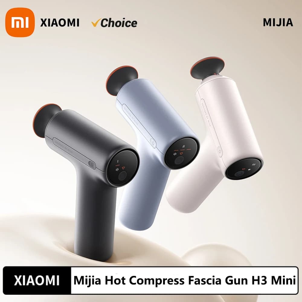 2025 Nuovo Xiaomi Norma Mijia Impacco Caldo Fascia Pistola H3 Mini 12kg Forte Spinta Sport Fitness Muscolo Massaggio Profondo Massaggiatore Portatile