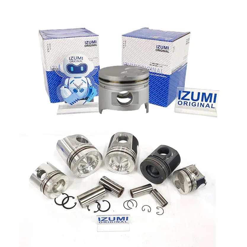 IZUMI ORIGINAL 3L Engine Reconstruction Kit, Complete 3L Revision Kit, Piston Rings and Cylinders for Parts Motor Elevator Carts 3L