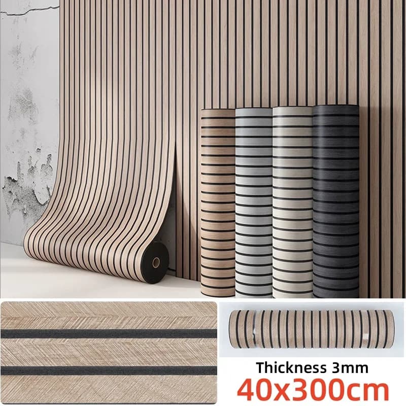 A roll of self-adhesive foam wall stickers 40 cm x 3 m, removable 3D wall decorations, easy to apply, suitable for ceilings and living room