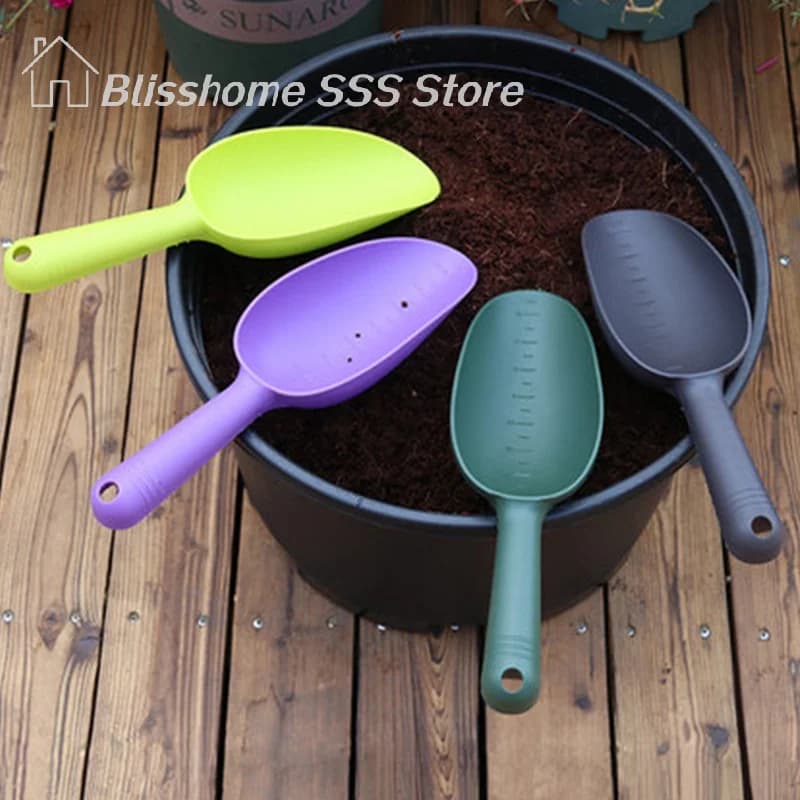 【S】Pala per allentare il terreno per la coltivazione di fiori e ortaggi, attrezzi da giardinaggio domestico, pala per lettiera per gatti, spatola per balcone