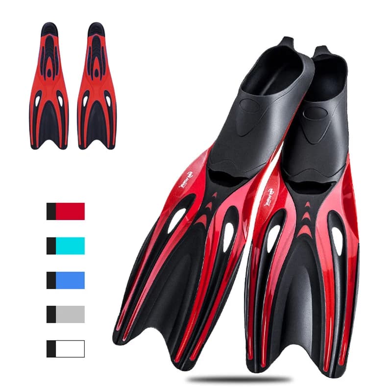 Gomma Snorkeling Nuoto Pinna Sport acquatici Scarpe da spiaggia Professionali Adulti Flessibile Comfort Nuoto antiscivolo Pinna da sub Regalo