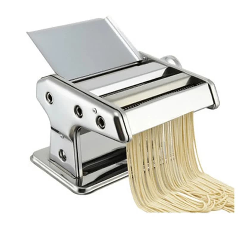 Vendita calda Cucina domestica Macchina per pasta manuale in acciaio inossidabile Manovella a mano Rullo per pasticceria Spaghetti Noodle Maker