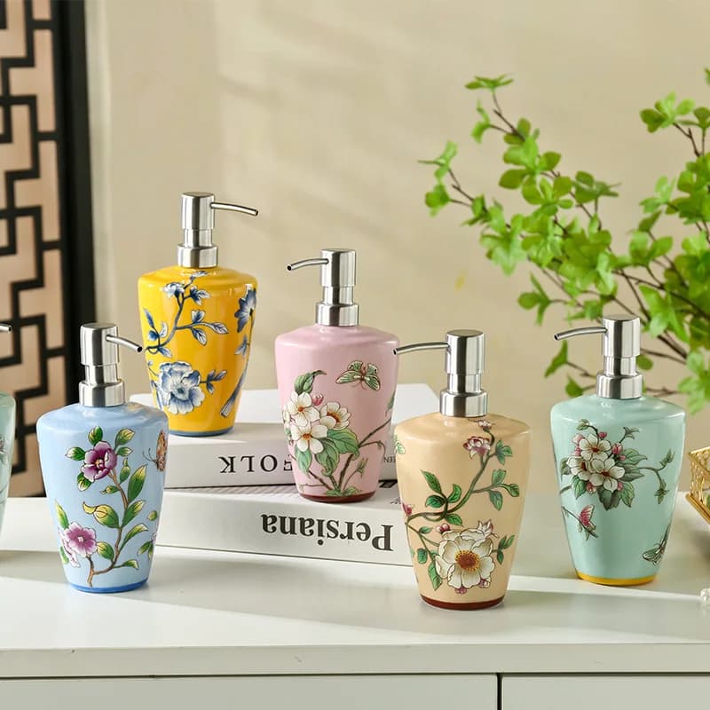 Dispenser di sapone da 480 ml con pompa in acciaio inossidabile, adatto per sapone liquido, bagnoschiuma e shampoo.