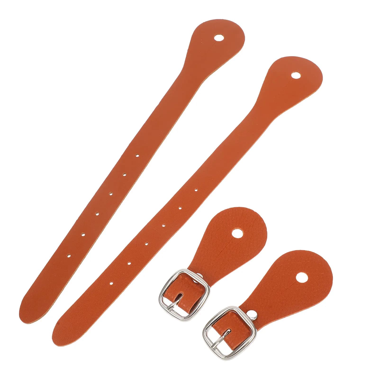 1 Paio di Cinghie Finte per Staffe da Equitazione, Regolabili, Stile Western, Accessori per Stivali, Uomo Donna
