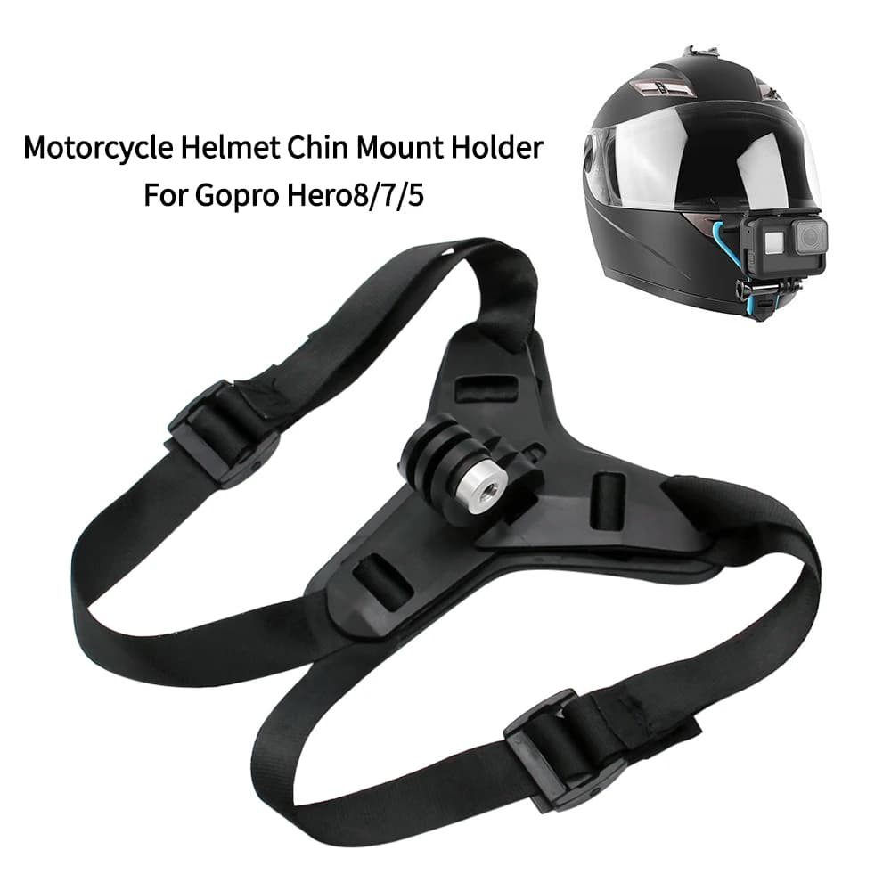 Supporto per supporto per mento per casco integrale per GoPro Hero 5/7/8 Action Sports Camera accessorio per supporto per fotocamera per moto