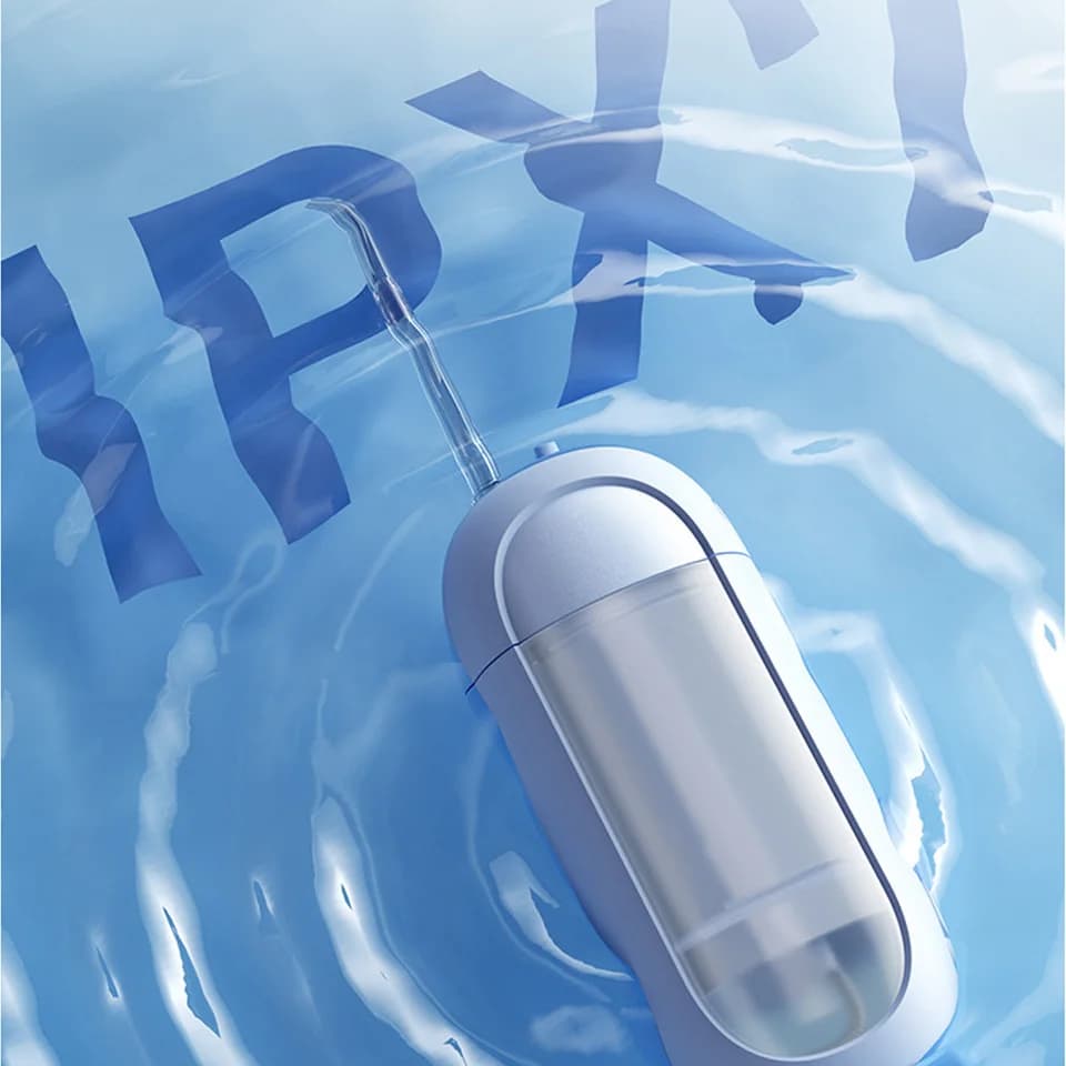 Portable electric toothbrush with sprinkler for teeth cleaning, domestic pressure cleaner for teeth cleaning