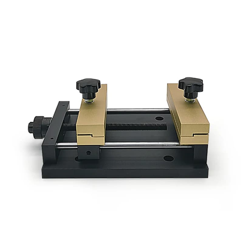 Desktop Aluminum Alloy Fine Tuning Clamp Fixture With Tray For Small CO2 Fiber Laser Marking Engraving Cutting Machine