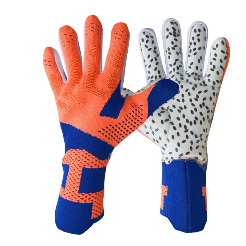 Nuovi guanti da portiere estivi in lattice traspirante, guanti da portiere da calcio antiscivolo e resistenti all'usura per giovani adulti