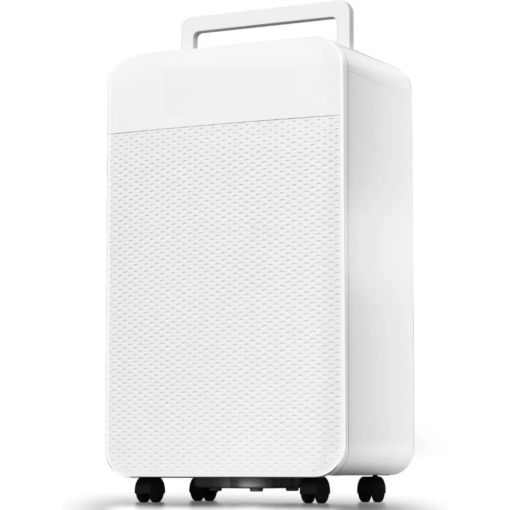 4500 quadrati. Ft Deumidificatore 80 Pinte con Tubo Di Scarico Sbrinamento Automatico 24H Timer per Casa Seminterrato Camera Da Letto Bagno