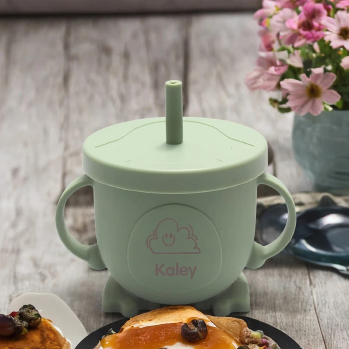 1 tazza personalizzabile con cannuccia a forma di pinguino, con design e manico personalizzati, un regalo di compleanno ideale