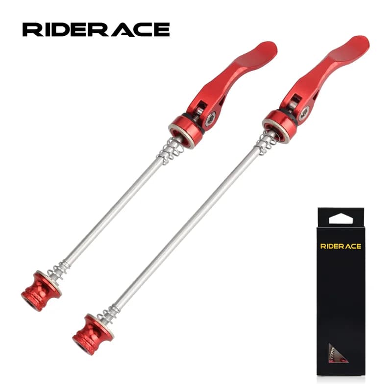 Mozzo bici da strada MTB QR Spiedini a sgancio rapido leva in lega di alluminio anteriore 100mm posteriore 135mm Cerchio per mozzo ruota asse bicicletta da montagna