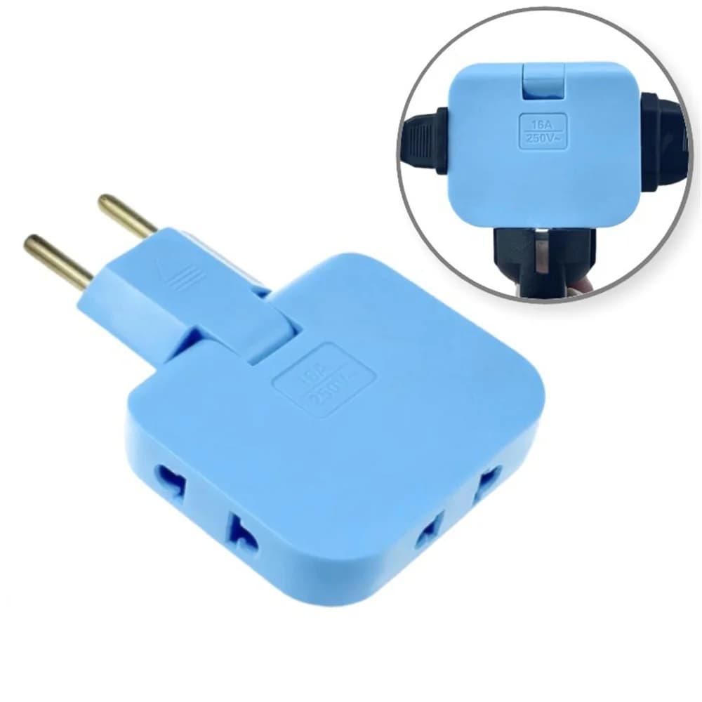 1 pz Mini 3-in-1 ultra-sottile spina UE presa adattatore wireless presa rotante da 180 gradi convertitore spina di espansione americana multi spina