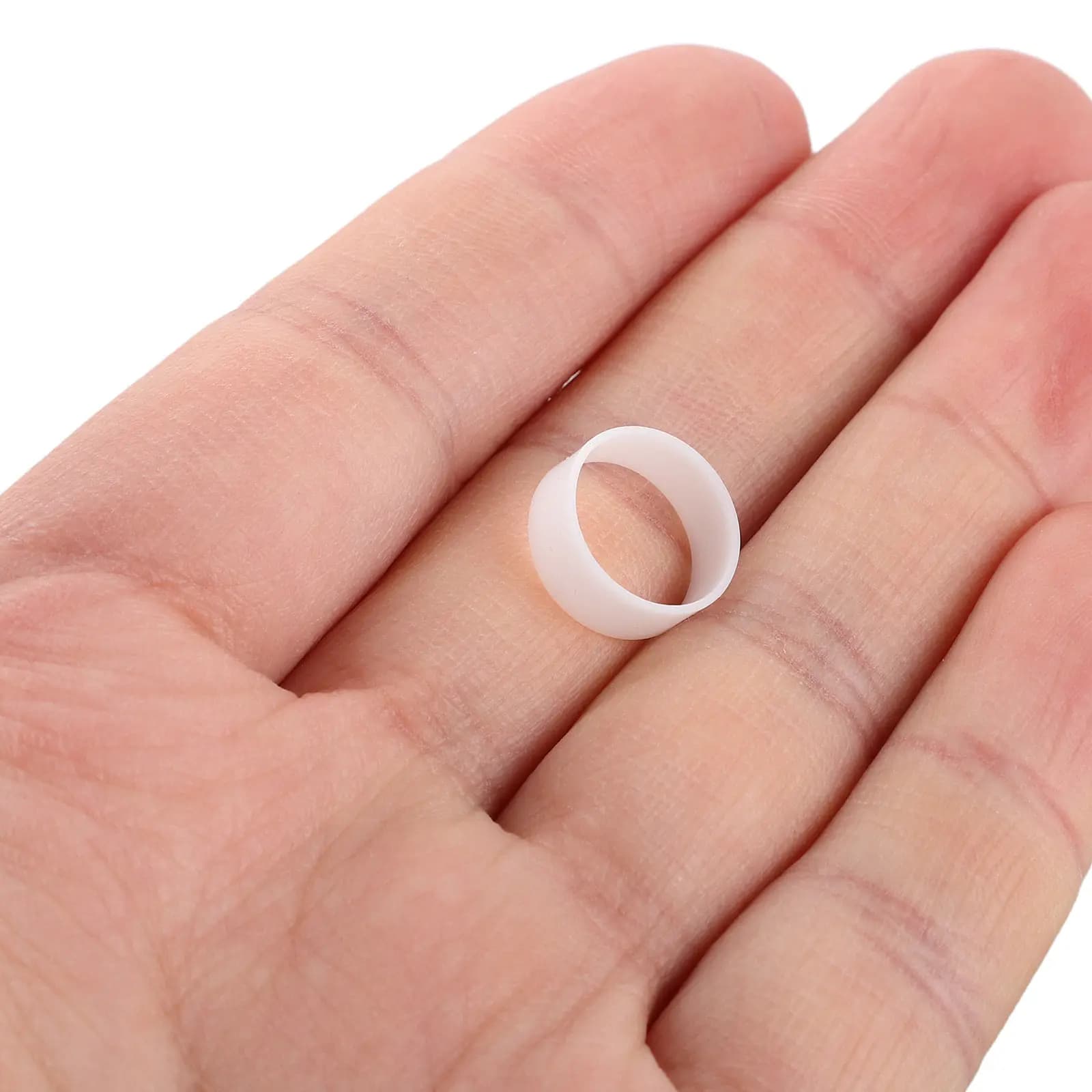 500 Pezzi Fascette in Silicone Riutilizzabili, Elastici Piatti in Gomma per Cavi Elettrici, Uso Ufficio e Casa
