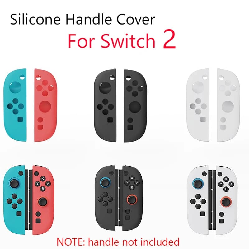 Per Switch2 Joycon Maniglia Custodia in silicone per Switch2 Set in silicone per Switch2 Custodia per Switch 2 Sostituzione guscio