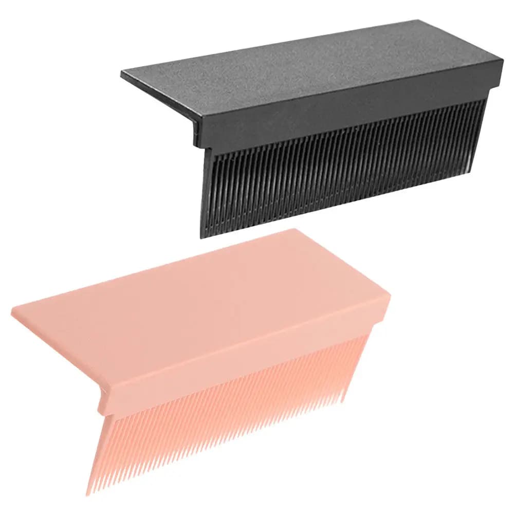 2 pettini lisciante per piastra per capelli, pettine elettrico resistente per stirare, strumento portatile a caldo per salone e casa